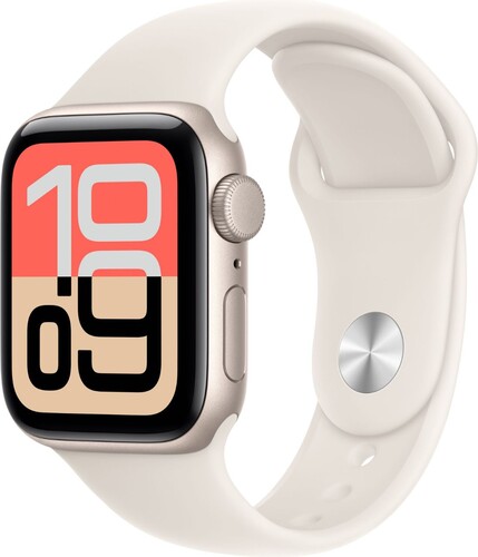 Apple Watch SE 3 44mm Бежевый/Алюминиевый корпус