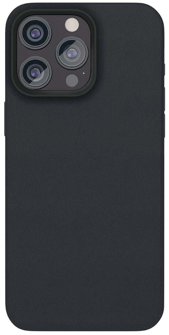 Чехол VLP Ecopelle Case (MagSafe) для iPhone 15 Pro Max черный