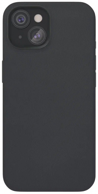 Чехол VLP Ecopelle Case (MagSafe) для iPhone 15 черный